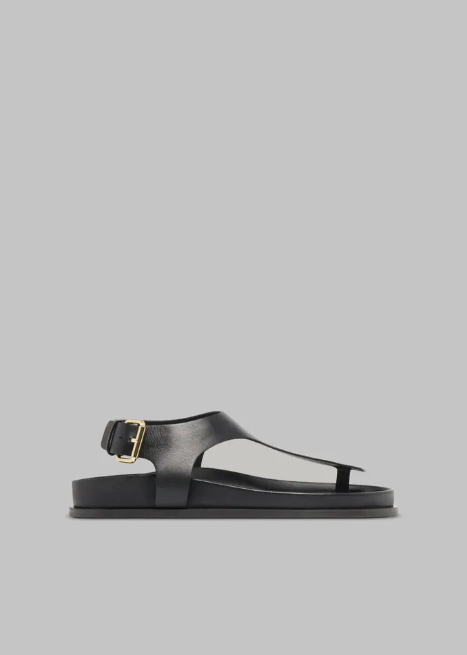 The Frankie Shop AEmery Reema Sandal 8211 Black Shop Shoes