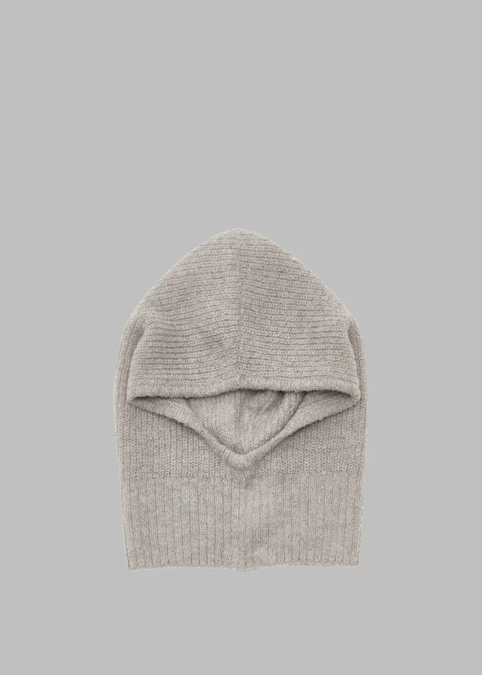 The Frankie Shop Amomento Alpaca Balaclava 8211 Charcoal Shop Accessories