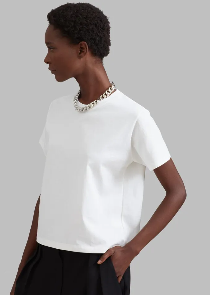 The Frankie Shop Athens Tee 8211 White Shop Tops