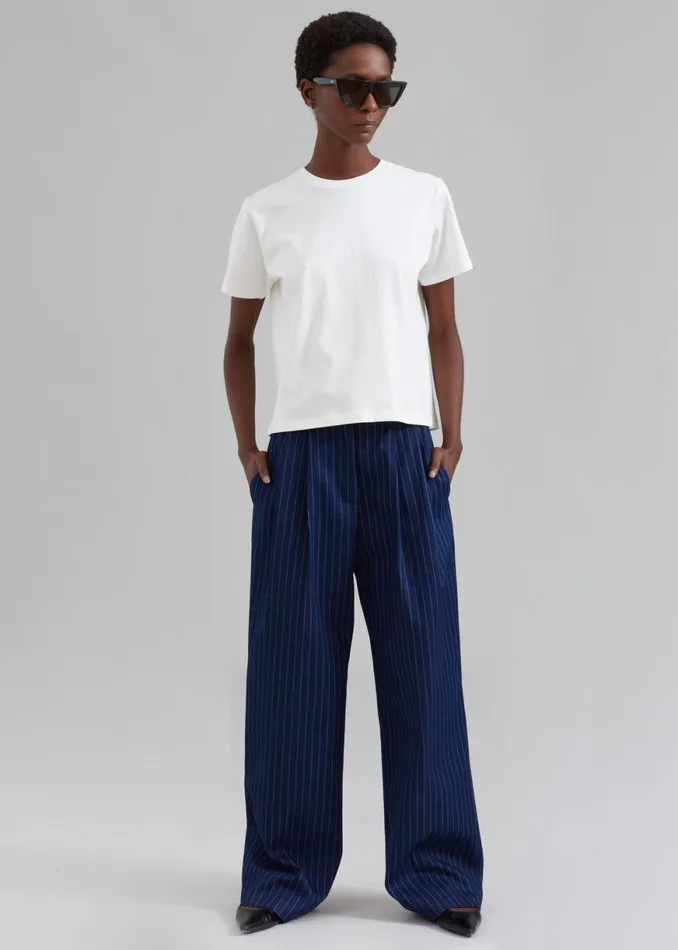 The Frankie Shop Athens Tee 8211 White Shop Tops