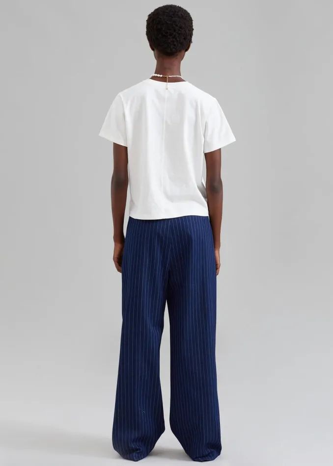 The Frankie Shop Athens Tee 8211 White Shop Tops