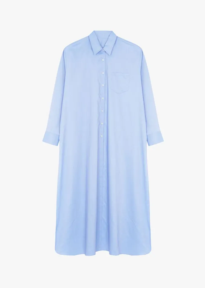 The Frankie Shop Avery Shirt Dress 8211 Blue Shop Dresses