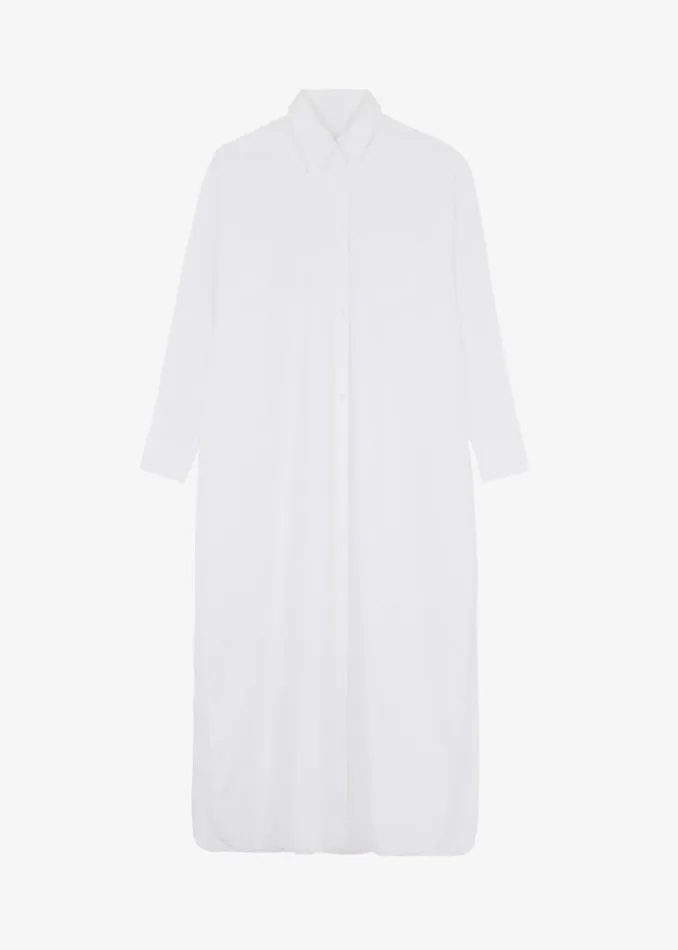 The Frankie Shop Avery Shirt Dress 8211 White Shop Dresses