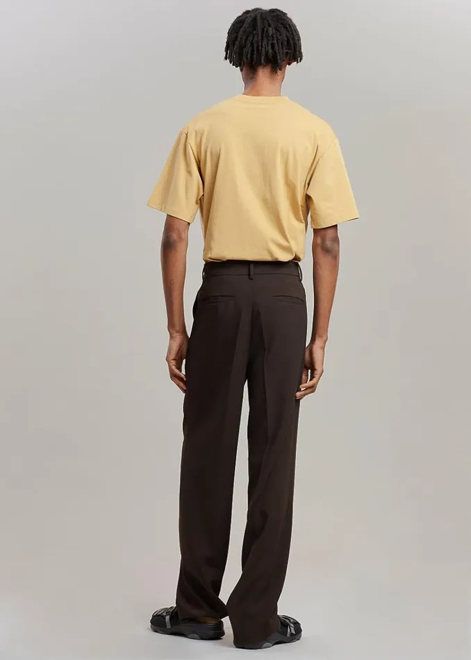The Frankie Shop Beo Suit Pants 8211 Dark Espresso Shop Clothing