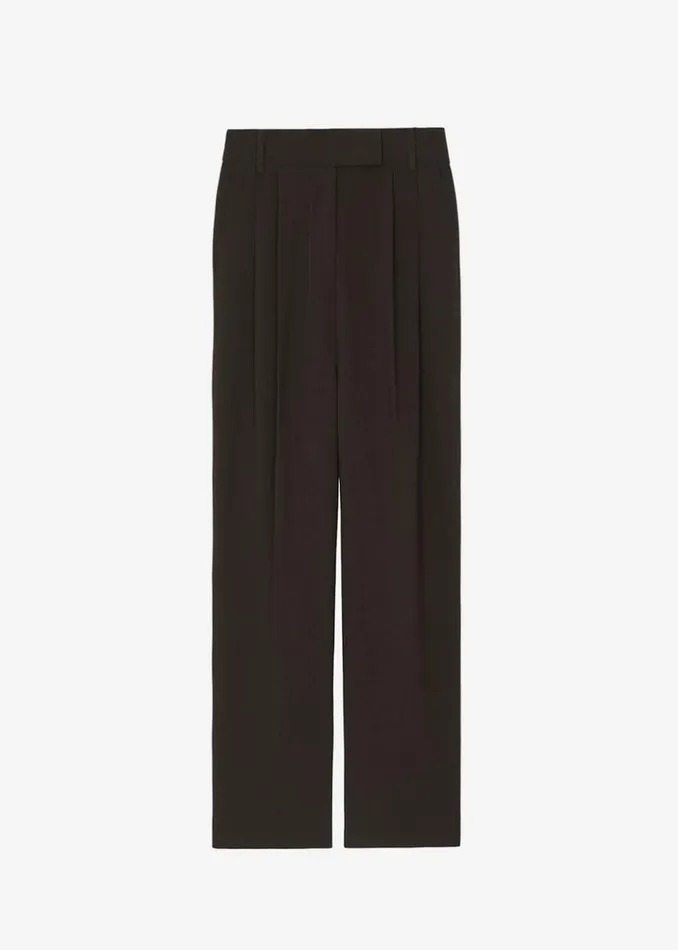The Frankie Shop Beo Suit Pants 8211 Dark Espresso Shop Clothing