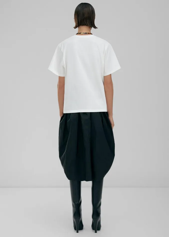 The Frankie Shop Bevza Balloon Midi Skirt 8211 Black Shop Clothing