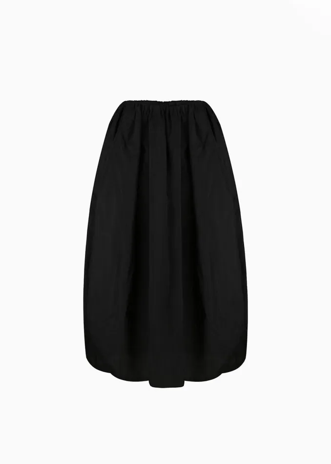 The Frankie Shop Bevza Balloon Midi Skirt 8211 Black Shop Clothing