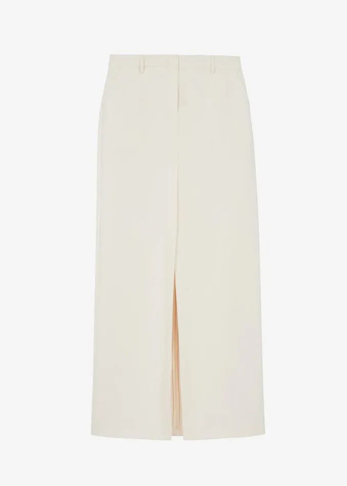 The Frankie Shop Carley Long Skirt 8211 Cream Shop Clothing