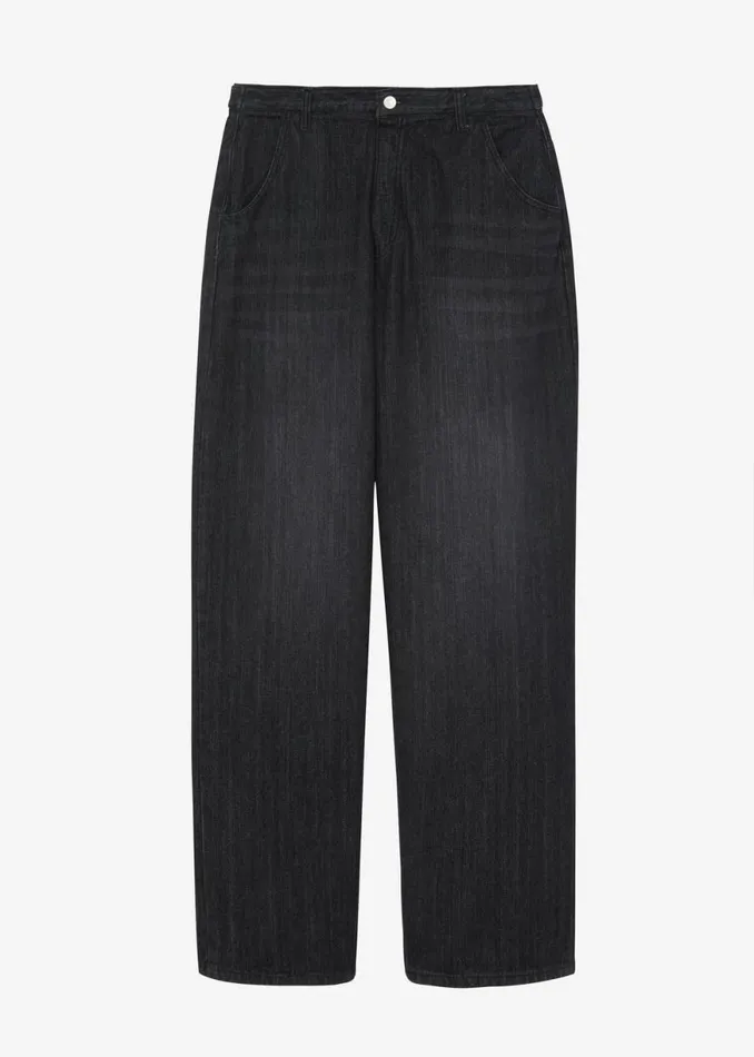 The Frankie Shop Charleston Oversized Jeans 8211 Grey Shop Clothing