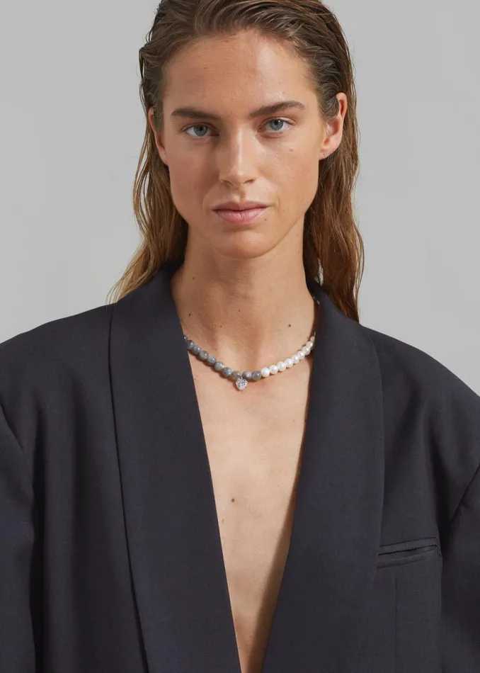 The Frankie Shop Completedworks FeeFiFoFum Necklace 8211 Recycled Silver Shop Accessories The Frankie Shop Completedworks FeeFiFoFum Necklace 8211 Recycled Silver Shop Accessories