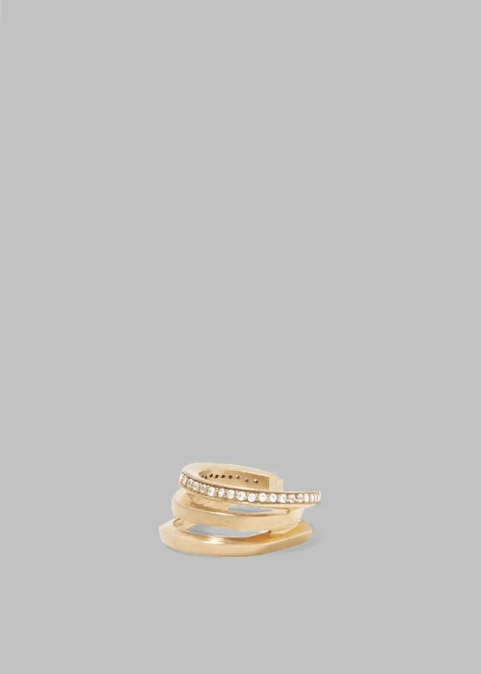 The Frankie Shop Completedworks We Dare You To Trespass Ear Cuff 8211 Gold Shop Accessories