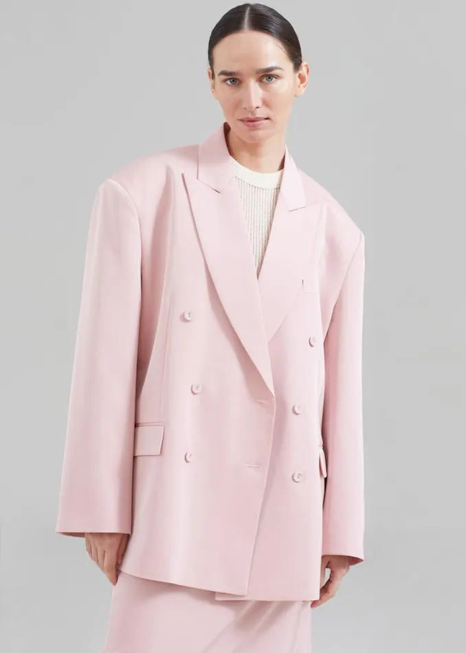 The Frankie Shop Demi Blazer 8211 Pink Shop Suits