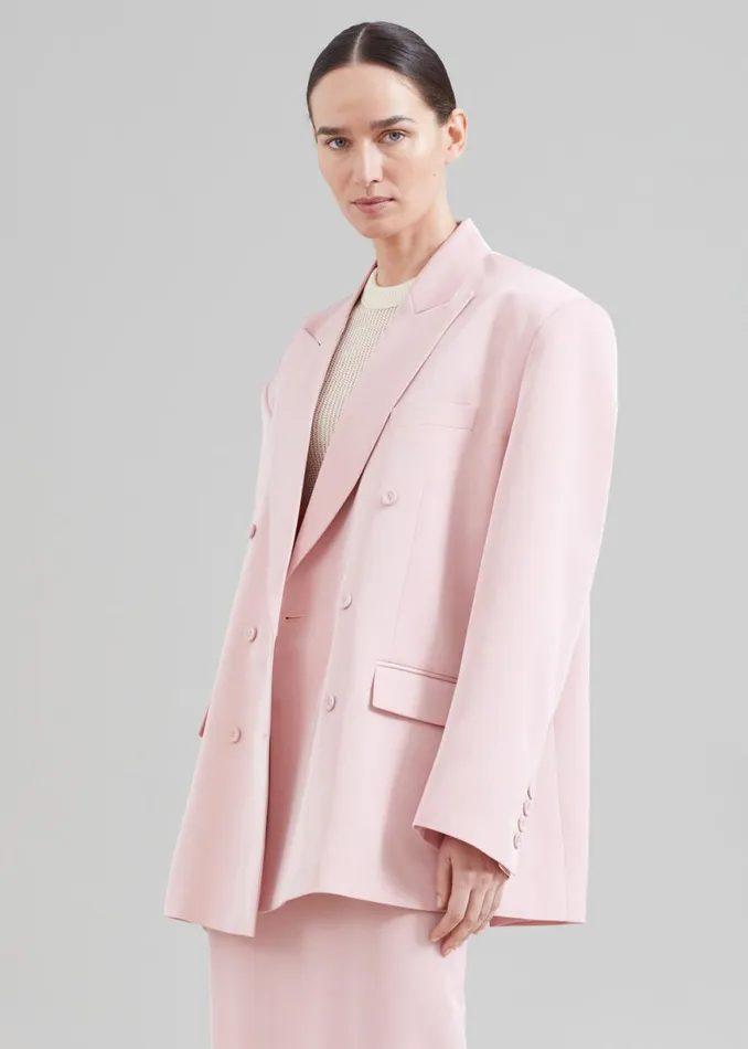 The Frankie Shop Demi Blazer 8211 Pink Shop Suits