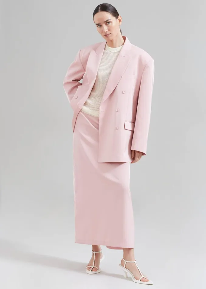 The Frankie Shop Demi Blazer 8211 Pink Shop Suits