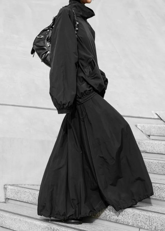 The Frankie Shop Doyle Mockneck Anorak 8211 Black Shop Outerwear