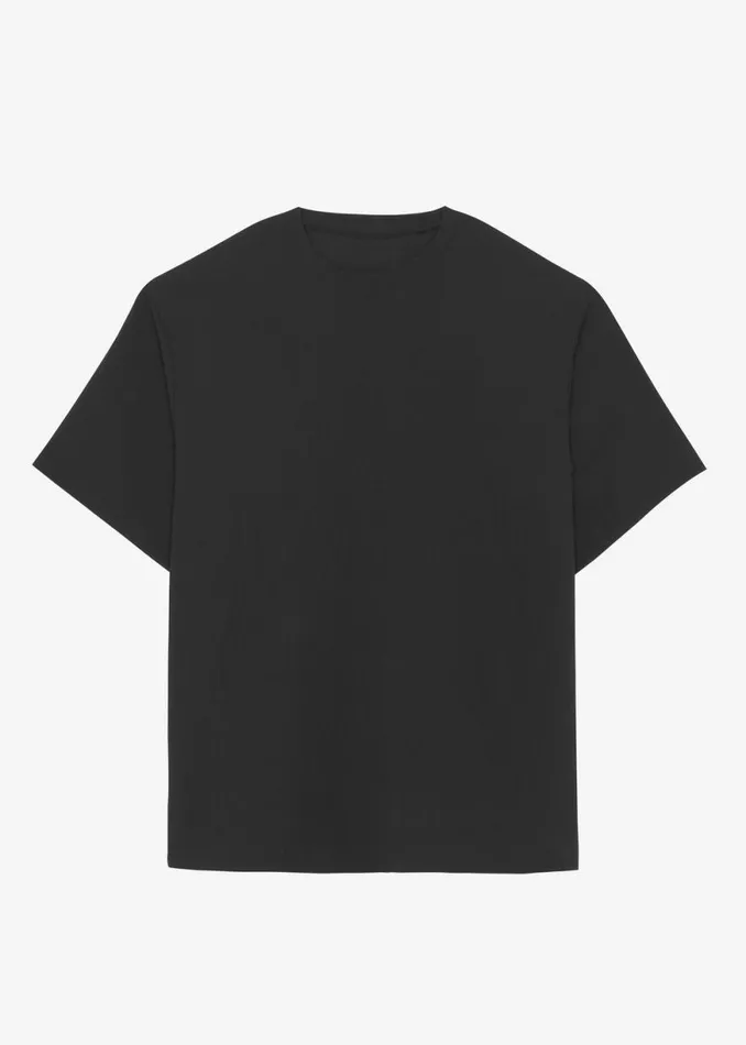 The Frankie Shop Eliott Crinkle Tee 8211 Black Shop Clothing