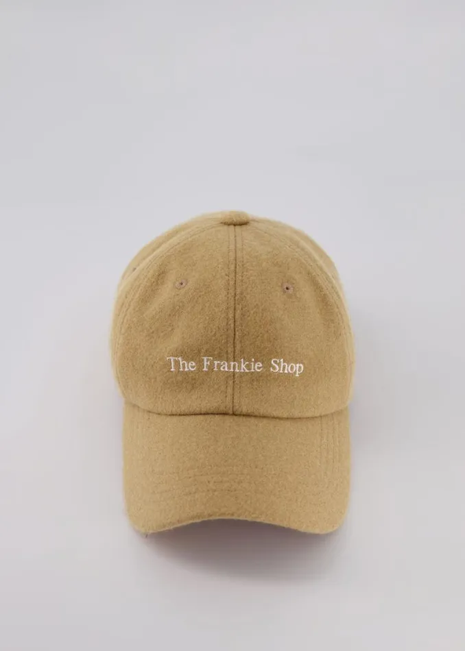 The Frankie Shop Frankie Wool Baseball Cap 8211 Caramel Shop Accessories