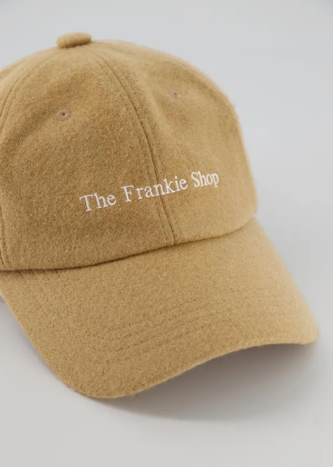 The Frankie Shop Frankie Wool Baseball Cap 8211 Caramel Shop Accessories