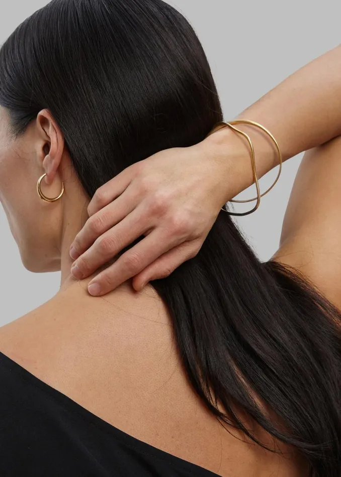 The Frankie Shop Jasmin Sparrow D039Orsay Bangle 8211 Gold Shop Accessories