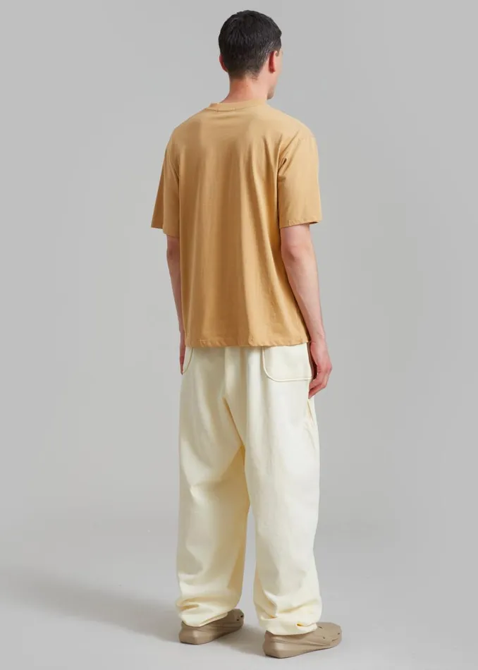 The Frankie Shop Joshua Baggy Pants 8211 Cream Shop Clothing