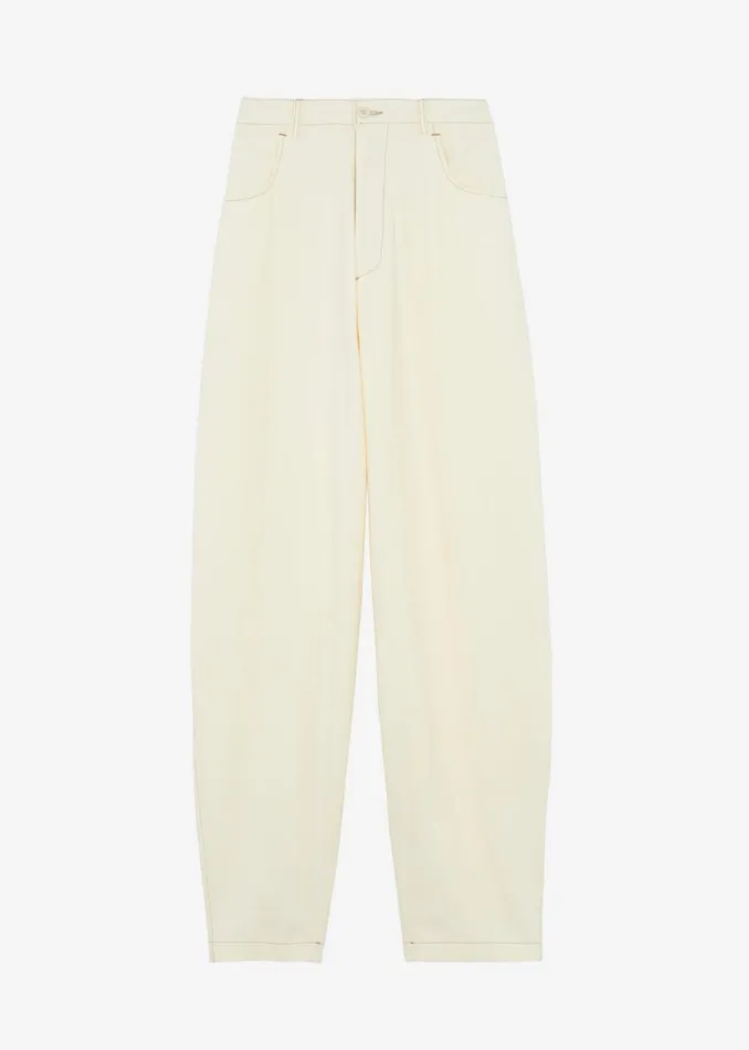 The Frankie Shop Joshua Baggy Pants 8211 Cream Shop Clothing