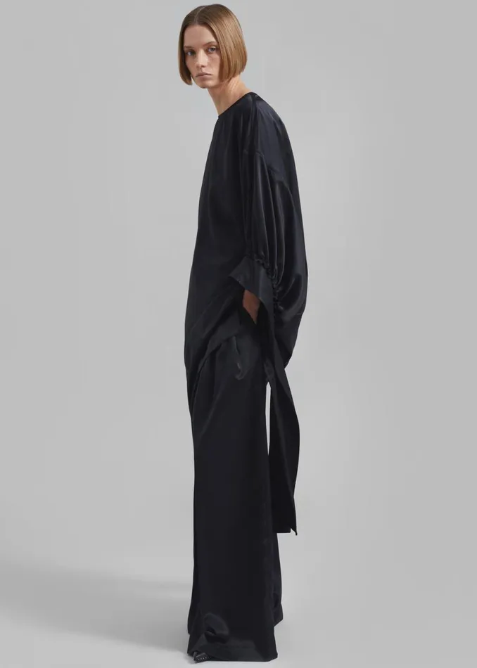 The Frankie Shop JW Anderson Wide Leg Trousers 8211 Black Shop Clothing
