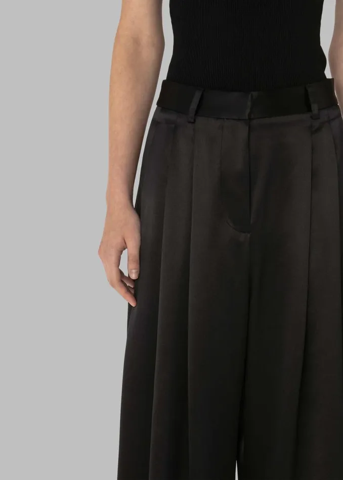 The Frankie Shop JW Anderson Wide Leg Trousers 8211 Black Shop Clothing