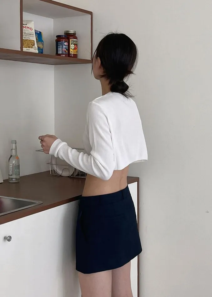 The Frankie Shop Kaz Cropped Knit Top 8211 White Shop Tops