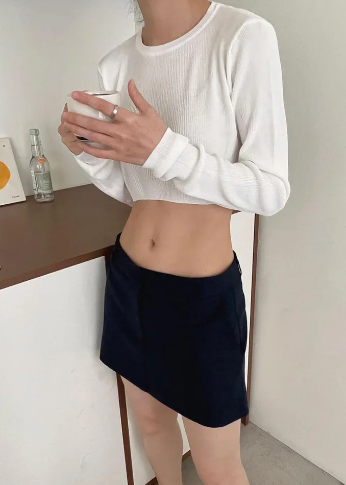The Frankie Shop Kaz Cropped Knit Top 8211 White Shop Tops