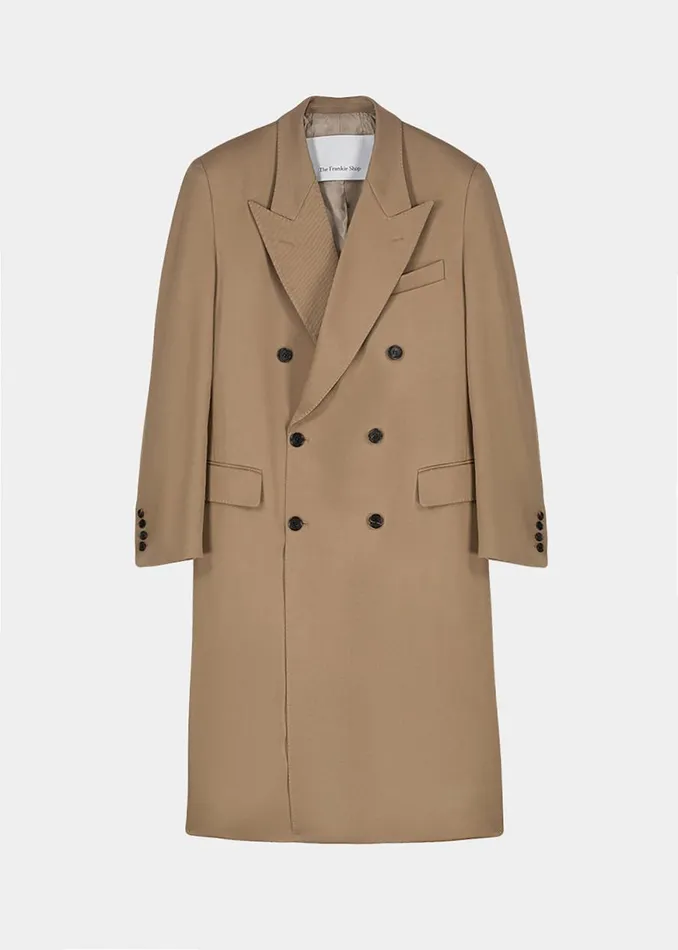 The Frankie Shop London Double Breasted Coat 8211 Taupe Shop Outerwear