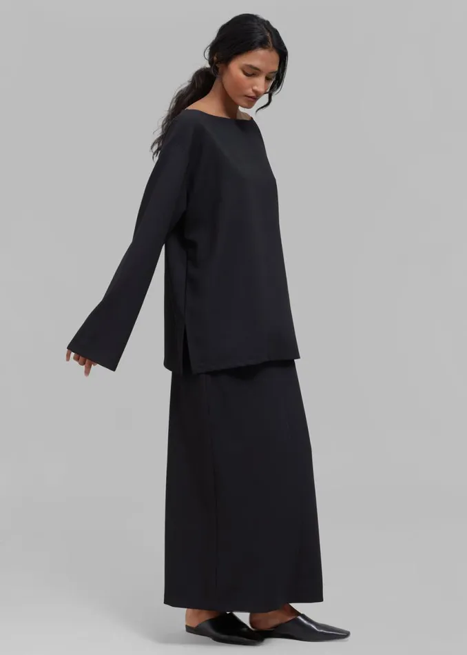 The Frankie Shop Malvo Top 8211 Black Shop Tops