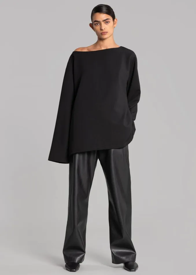 The Frankie Shop Malvo Top 8211 Black Shop Tops