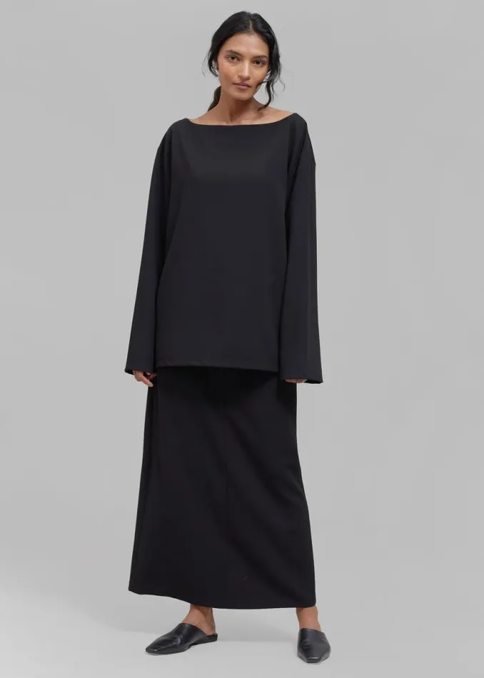 The Frankie Shop Malvo Top 8211 Black Shop Tops