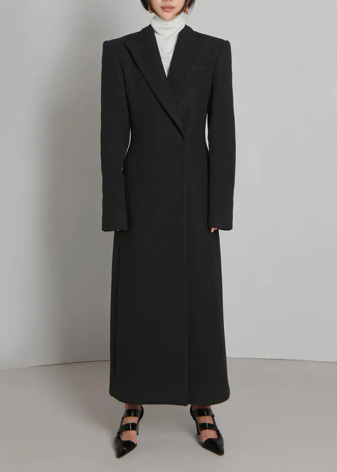 The Frankie Shop Melva Coat 8211 Black Shop Outerwear