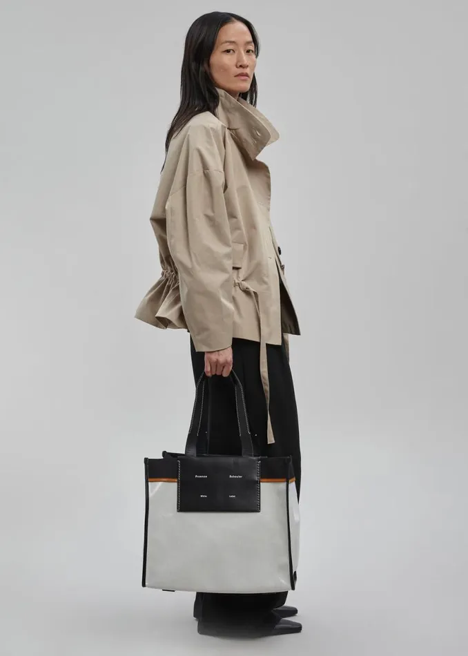 The Frankie Shop Myro Drawstring Jacket 8211 Beige Shop Outerwear