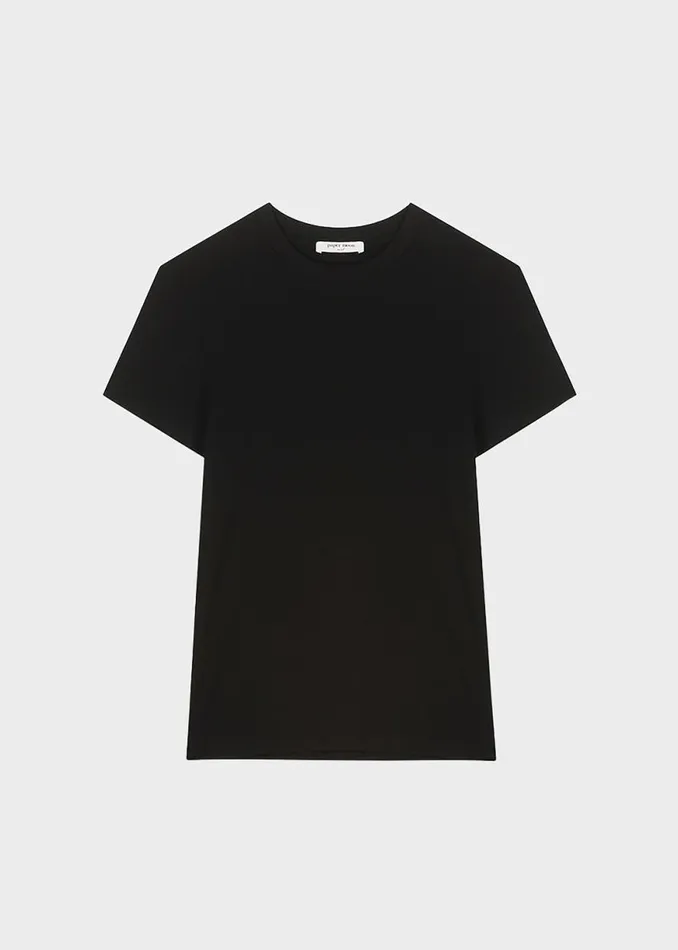 The Frankie Shop Palmira Tee 8211 Black Shop Clothing