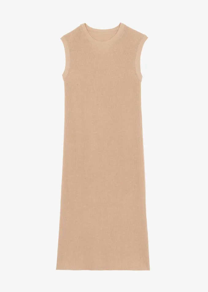 The Frankie Shop Rosie Knit Dress 8211 Camel Shop Dresses