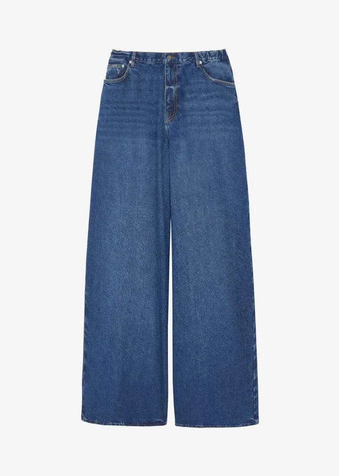 The Frankie Shop Sasha Wide Leg Jeans 8211 Dark Blue Shop Clothing