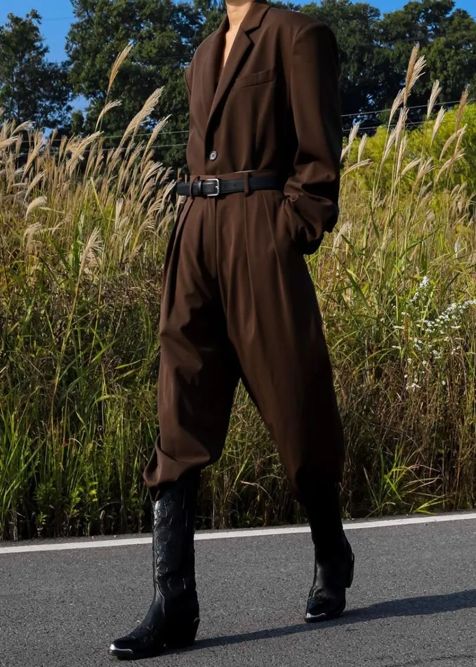 The Frankie Shop Tansy Oversized Blazer 8211 Chocolate Shop Suits