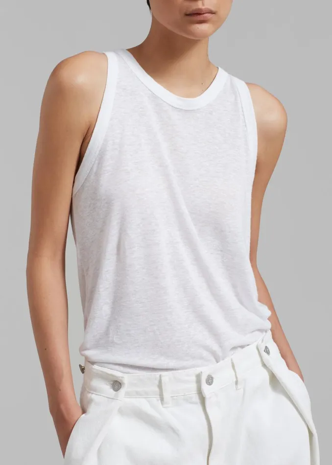 The Frankie Shop Taya Tank Top 8211 Off White Shop Tops