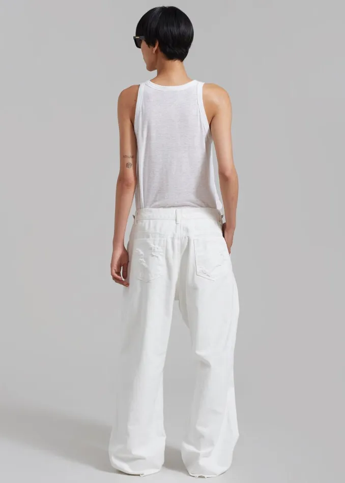 The Frankie Shop Taya Tank Top 8211 Off White Shop Tops