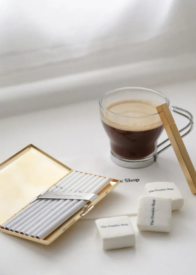 The Frankie Shop TFS Multiuse Gold Case Shop Accessories