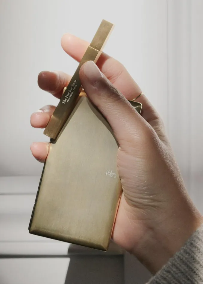 The Frankie Shop TFS Multiuse Gold Case Shop Accessories