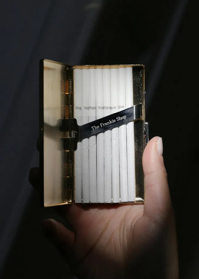 The Frankie Shop TFS Multiuse Gold Case Shop Accessories