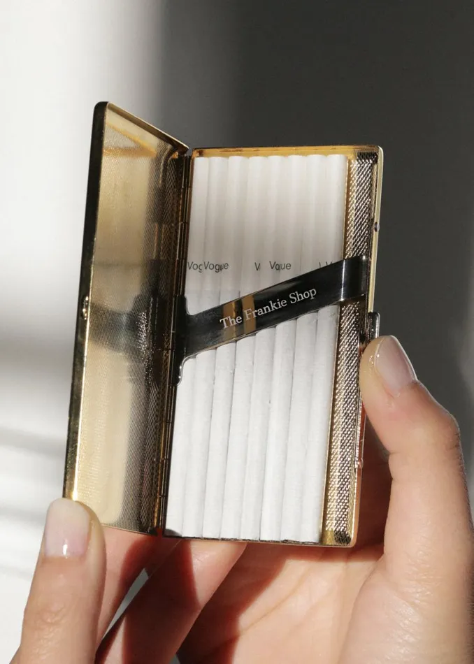 The Frankie Shop TFS Multiuse Gold Case Shop Accessories