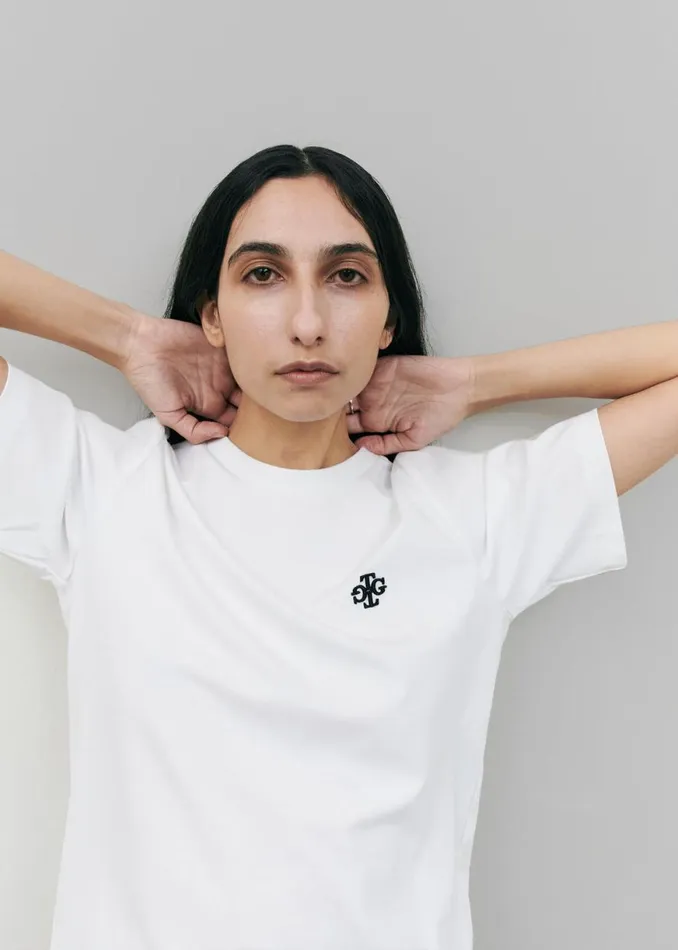 The Frankie Shop The Garment Logo Tee 8211 White Shop Tops