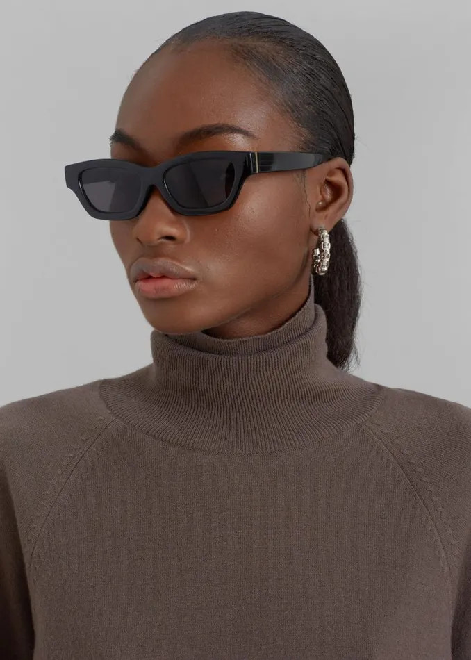 The Frankie Shop Variel Turtleneck Sweater 8211 Brown Shop Knitwear