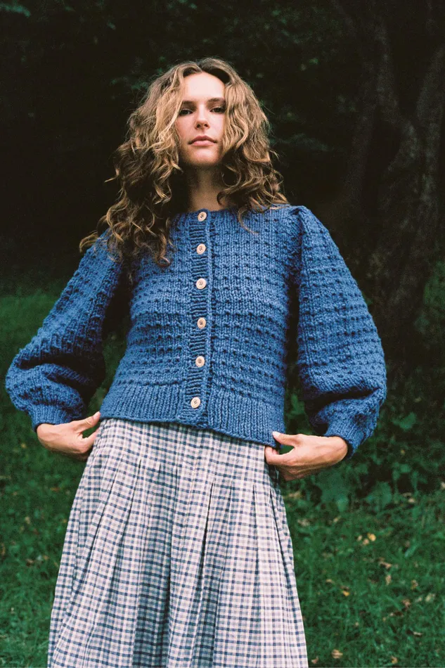 The Nola Cardigan Slate Women Sweaters and Outerwear Christy Dawn The Nola Cardigan Slate Women Sweaters and Outerwear Christy Dawn