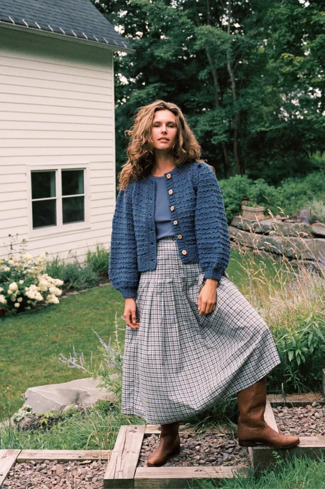 The Nola Cardigan Slate Women Sweaters and Outerwear Christy Dawn The Nola Cardigan Slate Women Sweaters and Outerwear Christy Dawn