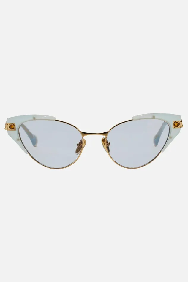 THE SUITE LIFE SUNGLASSES LAGOON BLUE Lagoon Blue WomensMens Camilla Sunglasses